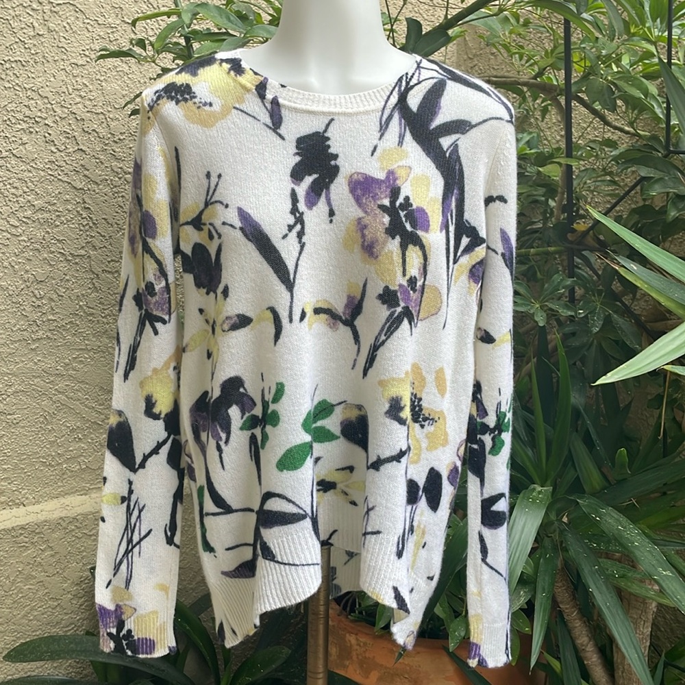 Vintage multicolored Oats Cashmere Women's Sweater